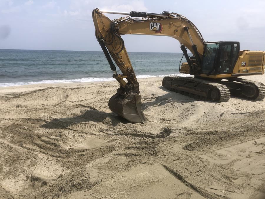Rechargement mécanique de plage